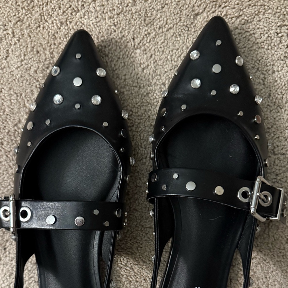 Rhinestone flats. Size 11. - Picture 3 of 3